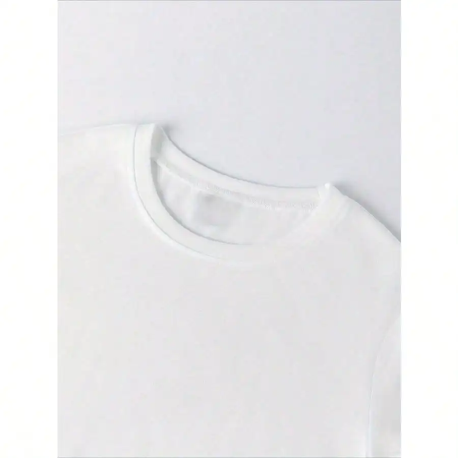 Schmetterlinge und Blumen180G reines lässiges Rundhals-T-Shirt für Damen, lässiges Kurzarm-Shirt für Frühling und Sommer