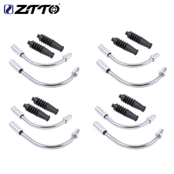 ZTTO Bicycle V-Brake Noodles Bend Tube Cable Guide Rubber Sleeves Linear Pull Brake Cable Guide Hose MTB Cycling Brake parts