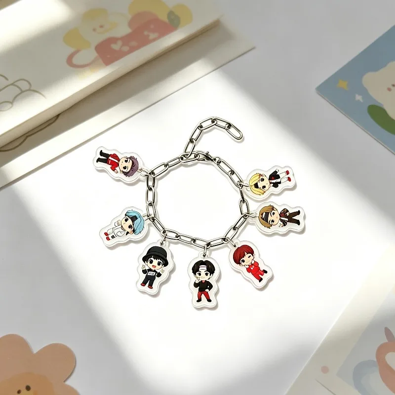 Charm-Armbänder KPOP Tier-Glocken Armreif Accessoires Koreanische Armbänder für Frauen Paar-Armband Bestes Geschenk für Freundinnen – Detail 6