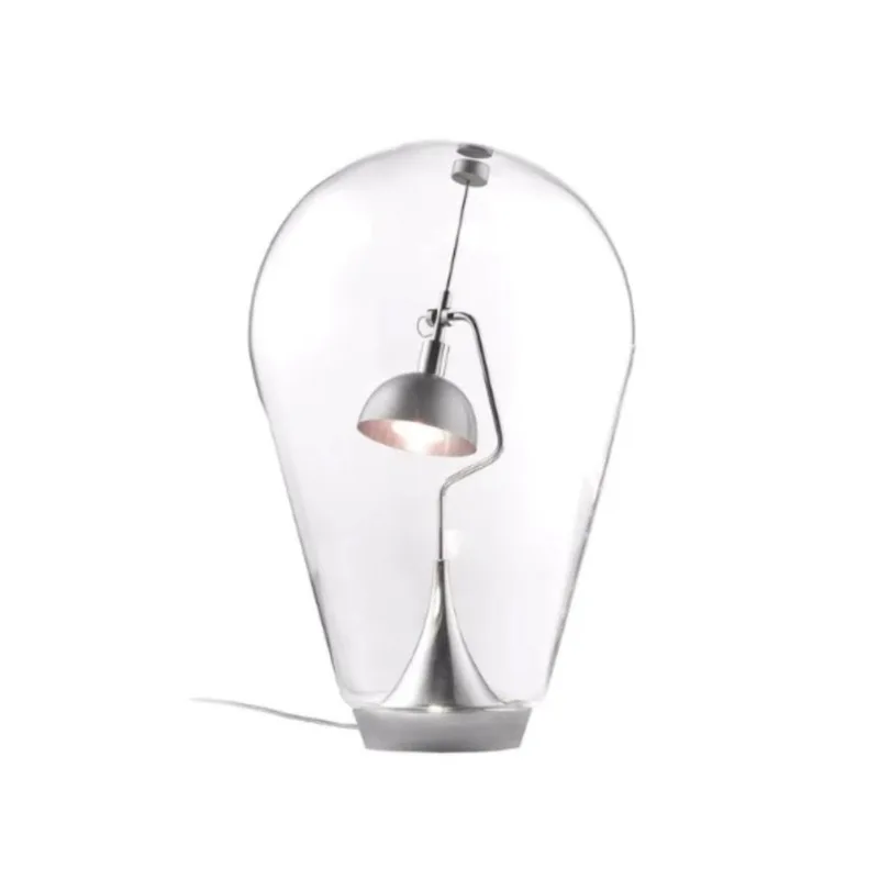 

Glass living room table lamp Modern simple magnet adjustment Bedroom study Exhibition hall table lamp