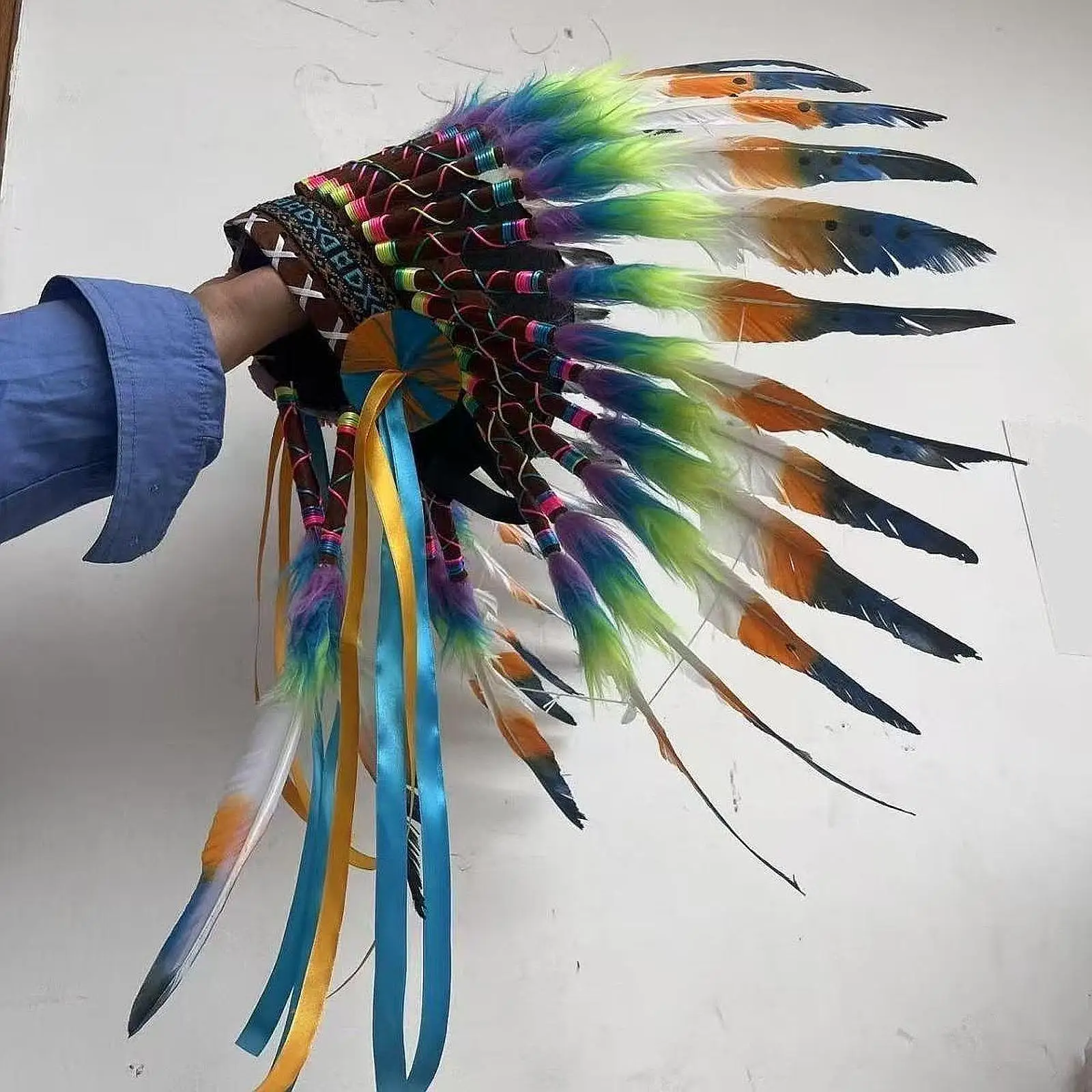 

Artificial Feather Headdress Costume Accessories Headband for Cosplay Stage Show