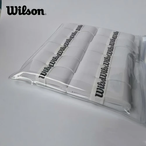 Imagen 2 del producto Cinta de Agarre para Raqueta de Tenis WILSON, Absorbente de Sudor, Empuñadura de PU para Raqueta de Bádminton, Cinta de Agarre para Raqueta de Tenis, Empuñadura para Raqueta de Pádel