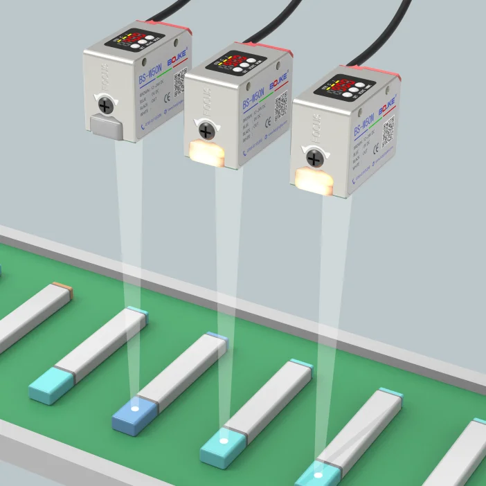 BOJKE يحل محل LR-W500 مفتاح كهروضوئي بقعة الضوء الأبيض علامة ألوان رقمية متباينة مستشعر الطيف الكامل قائم بذاته #5