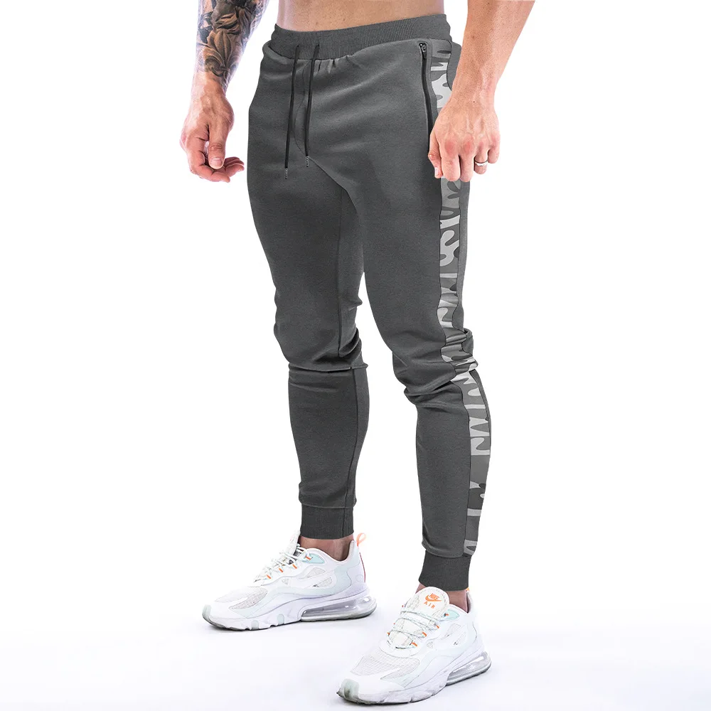 Pantalon de survêtement skinny en coton pour homme, pantalon de jogging, pantalon d'entraînement, jogging de course, salle de sport, entraînement de fitness, fjMale dehors, automne, nouveau