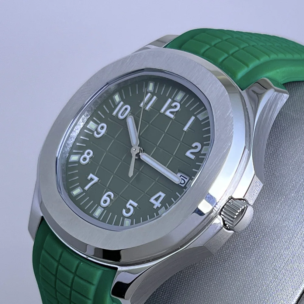 2025 New Men's Sports Watch with Rubber Strap, Automatic Mechanical NH35 Movement, Waterproof Stainless Steel Wristwatch for Men view 4