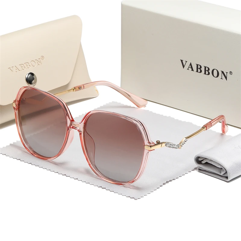 Женские очки Vabbon по рецепту, новые модные очки для близорукости, инкрустированные бриллиантами, большая оправа для похудения, анти-устало, плоские зеркальные очки, фотохромные очки 2216