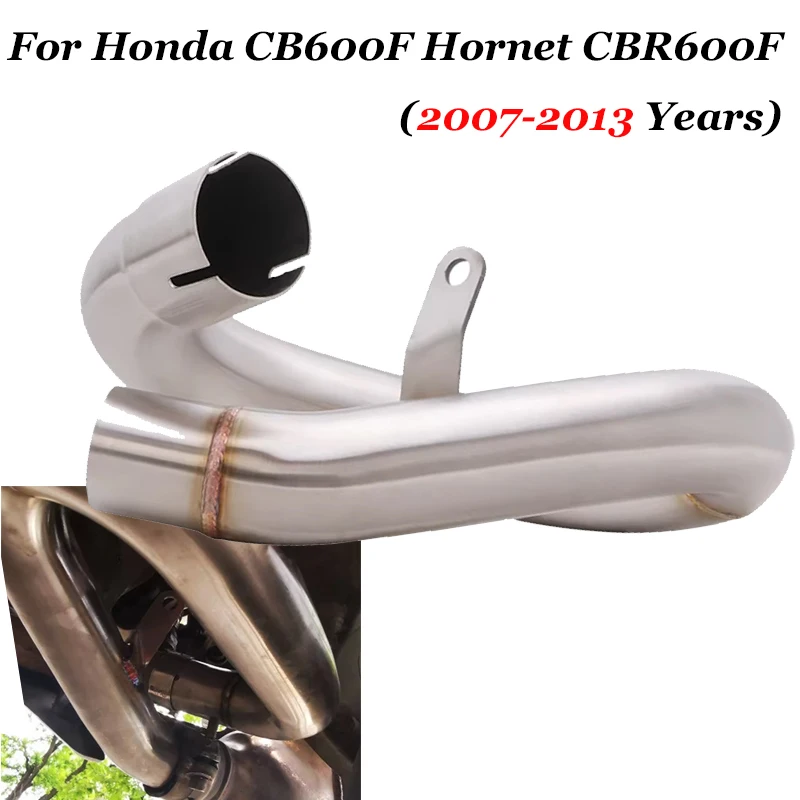 

Motorcycle GP Exhaust Escape Moto Modified Mid Pipe Connect Original Muffler For Honda CB600F Hornet 600 CB CBR600F 2007 - 2013