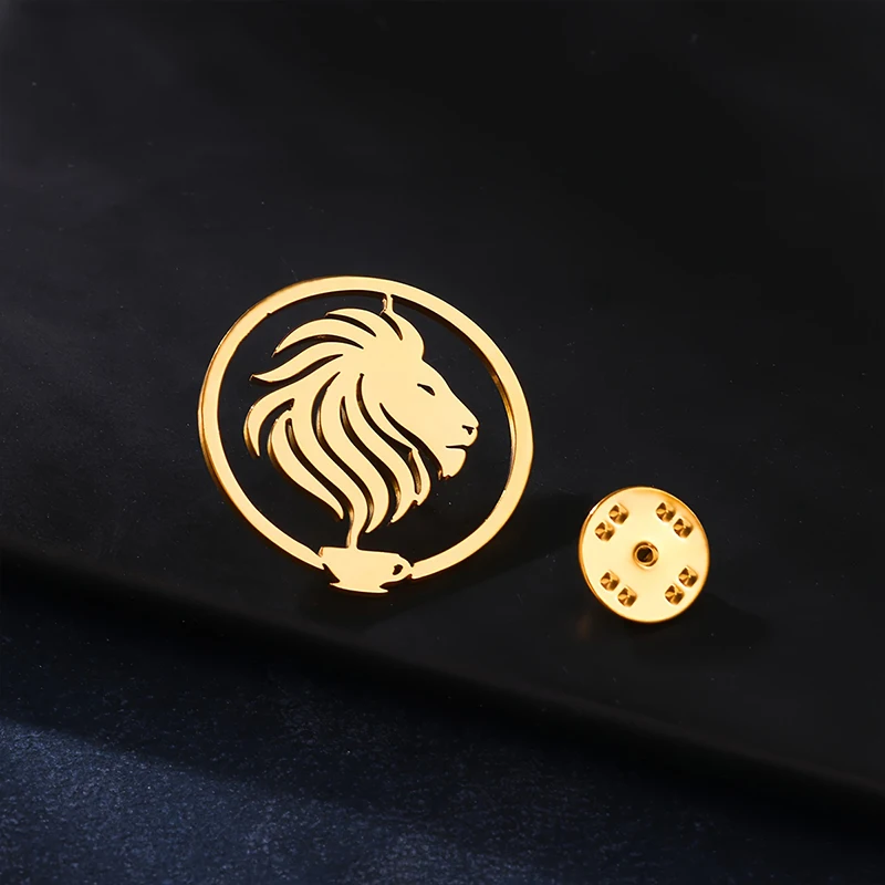 قم بتخصيص شعارك بروش مخصص موظف الشركة بروش 304L دبوس من الفولاذ المقاوم للصدأ 0 شارة معدنية حساسية هدية مخصصة أنيقة #3