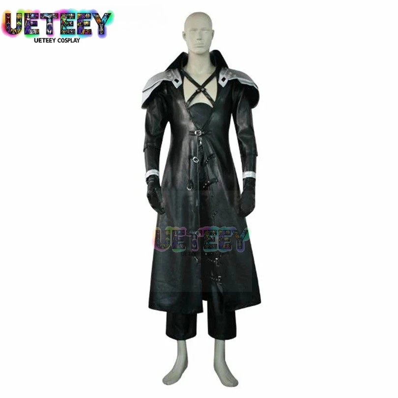 

Final Fantasy VII 7, роскошная униформа Sephiroth, карнавальный костюм на Хэллоуин, Рождественский наряд на заказ, любой размер