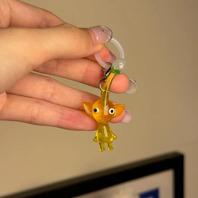 Bandai ！！PIKMIN Nintendo Game Characters Action Figures Model Key Backpack Pendant Gashapon Ball Collectibles Official Genuine