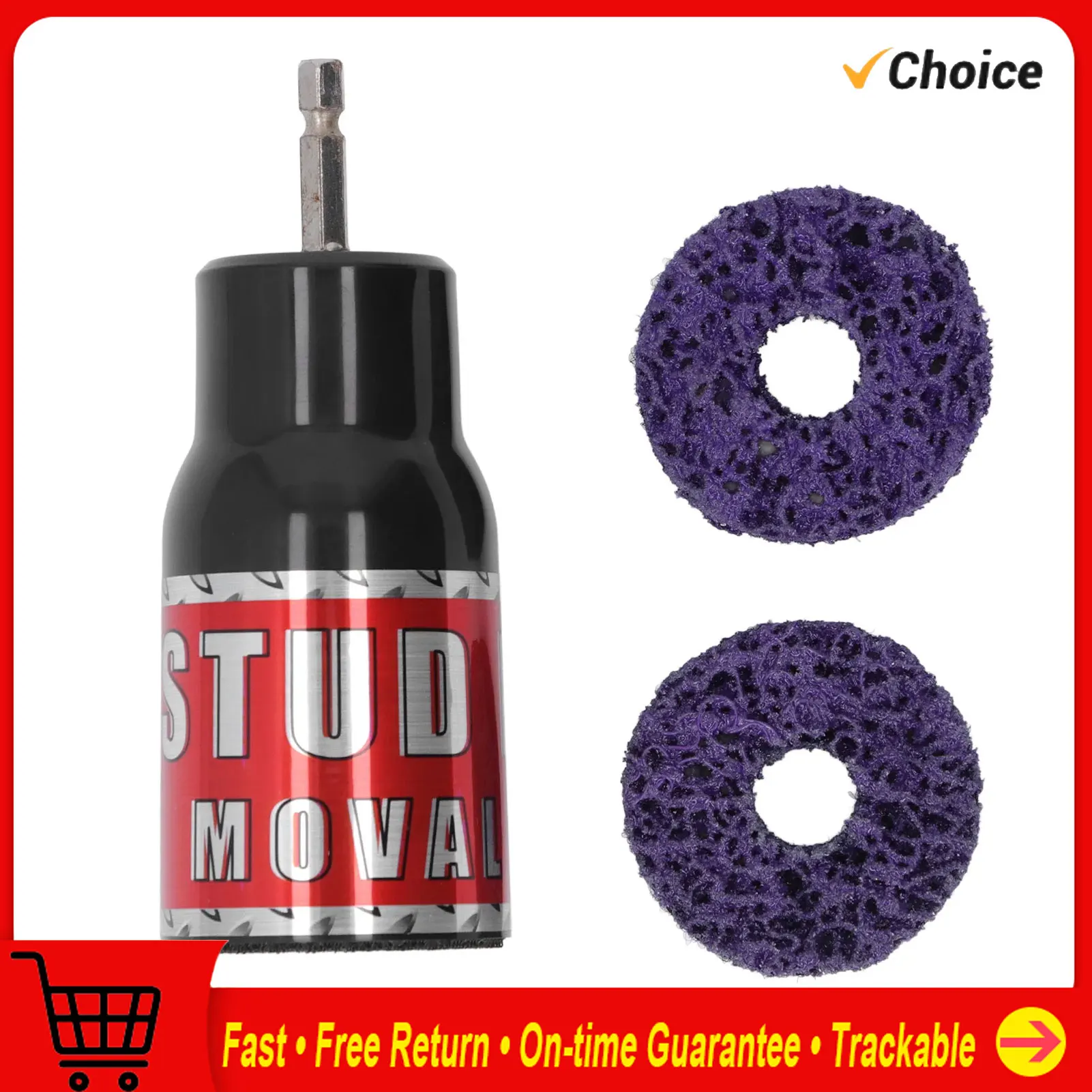 

Инструмент для удаления ржавчины с шпильками, очиститель ступицы колеса для гаечных ключей 1/2 дюйма, инструмент для очистки электрической дрели