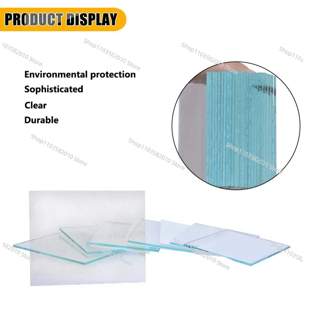 25x25x1.1mm 6 ohm/sq 200pcs Lab Transparent Conductive ITO Glass