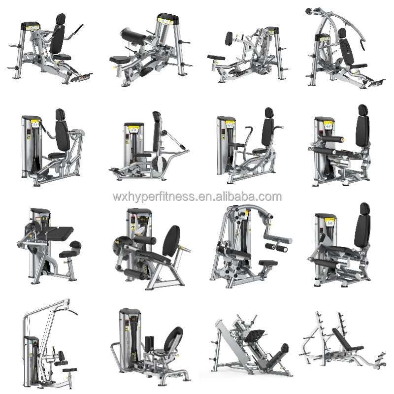 Longxun معدات اللياقة البدنية الصالة الرياضية التجارية لوحة معدنية عالية الجودة محملة آلة القوة جيدة للجلوس Midrow