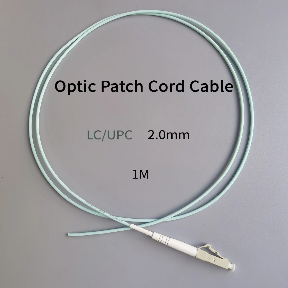 

OM3 LC PIGTAIL 50/125 LSZH FTTH 2.0mm 1M Multi-Mode Single Core Converter Patch Cord Fiber Optic Extension Cable