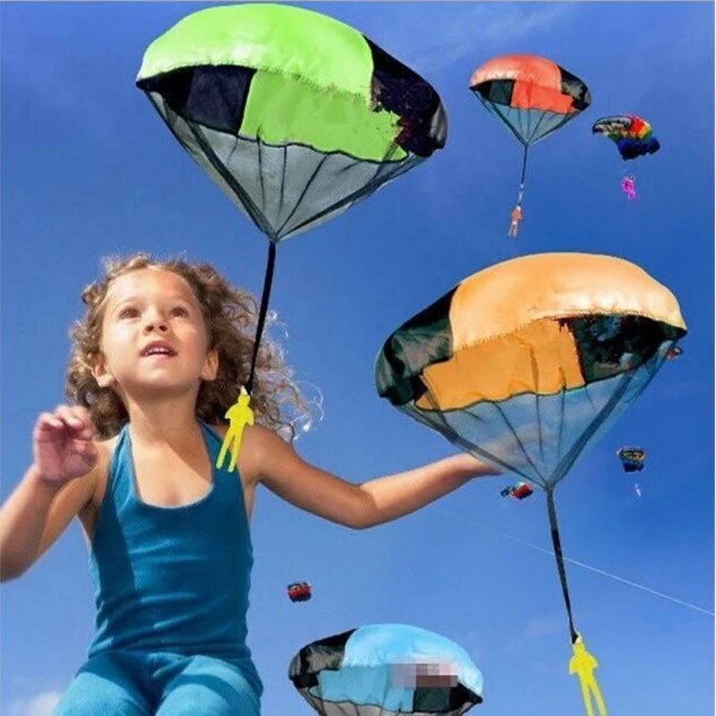 Kids Hand Throwing Parachute Toy Mini Flying Soldier Camouflag Parachute Sport Toys Outdoor Games Children Educational Toys