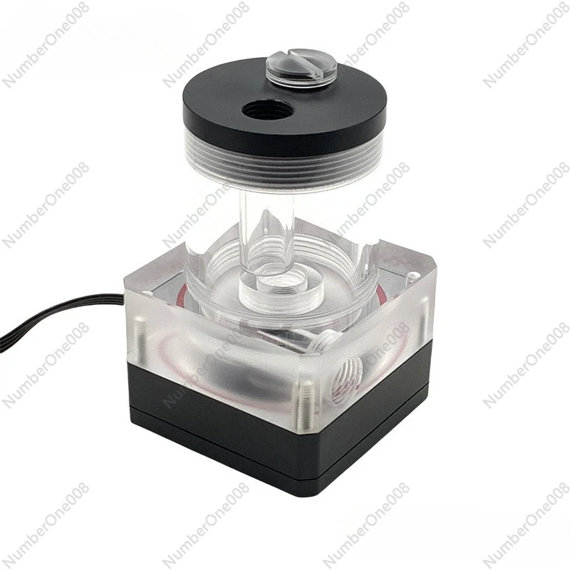 

Компьютерный насос для водяного охлаждения XH500B с интегрированным резервуаром-цилиндром, бесшумный насосный блок, универсальный циркуляционный насос для охлаждения