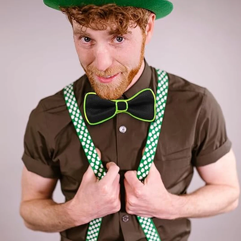 เนคไทโบว์ไทผู้ชายแบบคลาสสิก สำหรับงานคาร์นิวัล พร้อมไฟประดับ ของตกแต่งเรืองแสงสำหรับเจ้าบ่าว งานแต่งงาน ไนท์คลับ งานเต้นรำ อุปกรณ์เสริมสำหรับเนคไท