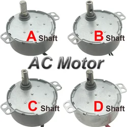 Motor síncrono de imán permanente, ventilador de microondas de 4W, Motor de CA 5V/6V9V/12V/24V/110V-127V/220V-240V para piezas de horno microondas