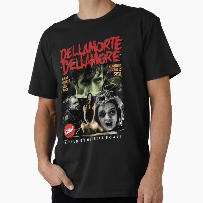 

Dellamorte dellamore cemetery man Horror films Scary Halloween Gift t shirt for fans Large size Tops 100% cotton Printed Clothes