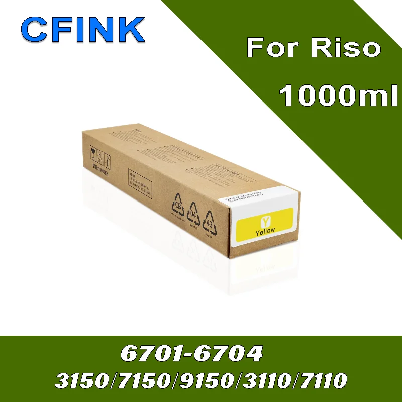 CFINK untuk Riso S-6701G S-6702G S-6703G S-6704G Kartrid Tinta Kompatibel untuk Riso 3150 7150 9150 3110 7110 3150R 7150R S-6300G