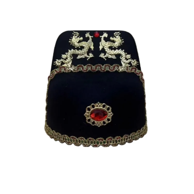 

Chinese Ancient Vintage Flying Fish Hat Royal Guards Hats Dragon Hat Film and Television Ancient Costume Hat Cosplay Prop