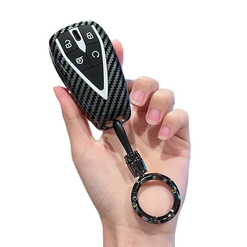 Premium ABS Key Cover Case for Changan Qiyuan A05/Q05 Classic Deluxe Edition/NEVO Hunter/K50 - Durable Protective Key Fob Shell