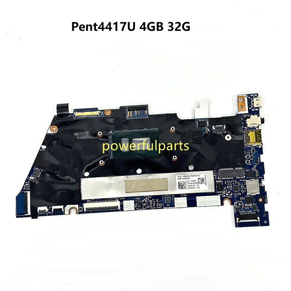 

Для HP Chromebook 15-DE материнская плата L75889-001 DPC50 LA-H592P Pent4417u процессор 4 ГБ ОЗУ 32 ГБ SSD работает хорошо