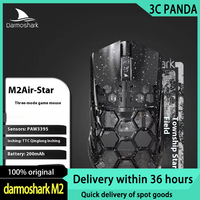 Darmoshark M2 magnesium alloy mouse wireless Bluetooth Three mode 2.4G 36g lightweight PAW3395 Game Office mouse laptop Gift
