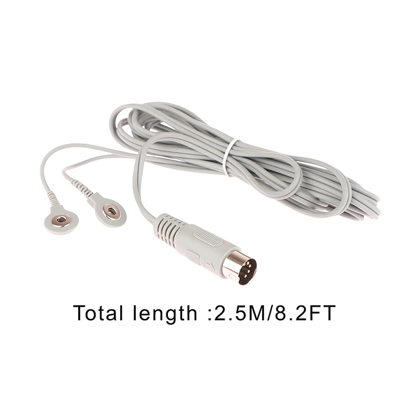 

5 Core Round Socket Wire Cable /Electrode Wires For Tens Electrical Muscle Stimulation Machines With 2 Pin/Buckle Line