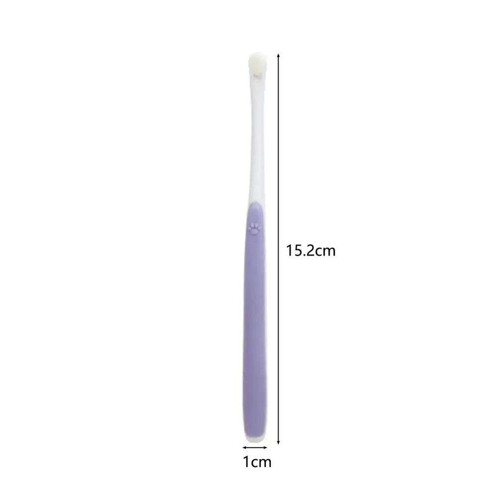 Durable  Oral Cleaning Toothbrush Harmless Pet Dog Cat Teeth Clean Toothbrush Soft Bristles Reliable Pet Toothbrush for Home