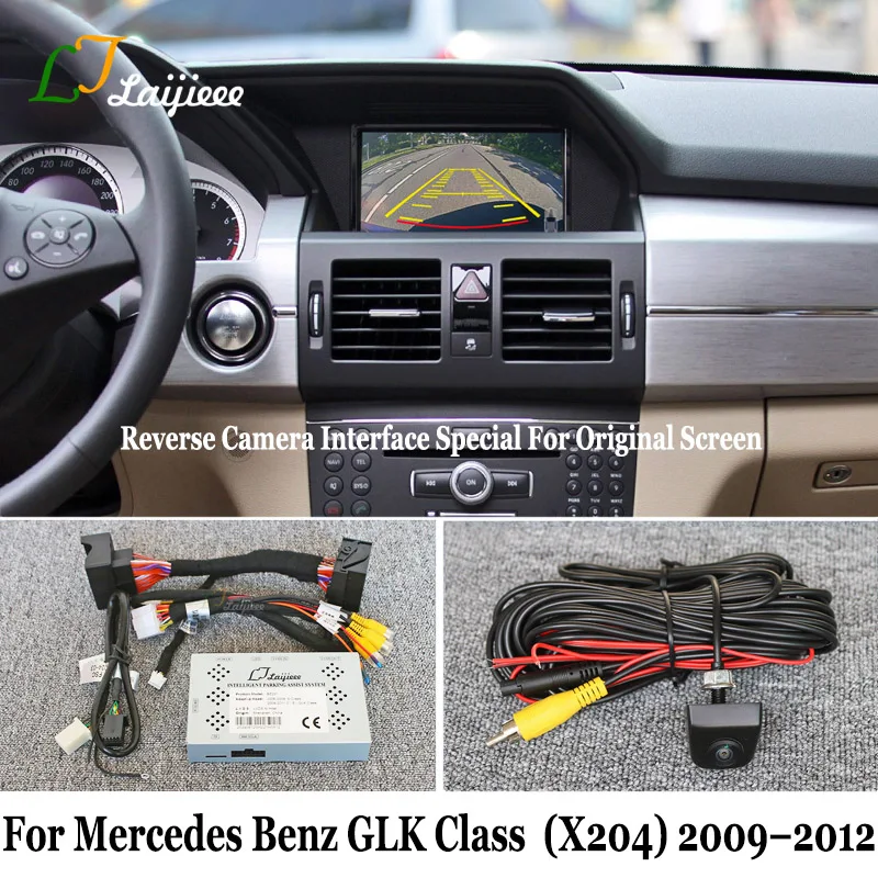 For Mercedes Benz GLK Class X204 Facelift Before 2009~2012 OEM Screen Rectangle LVDS Host Plug and Play Front Rear View Camera