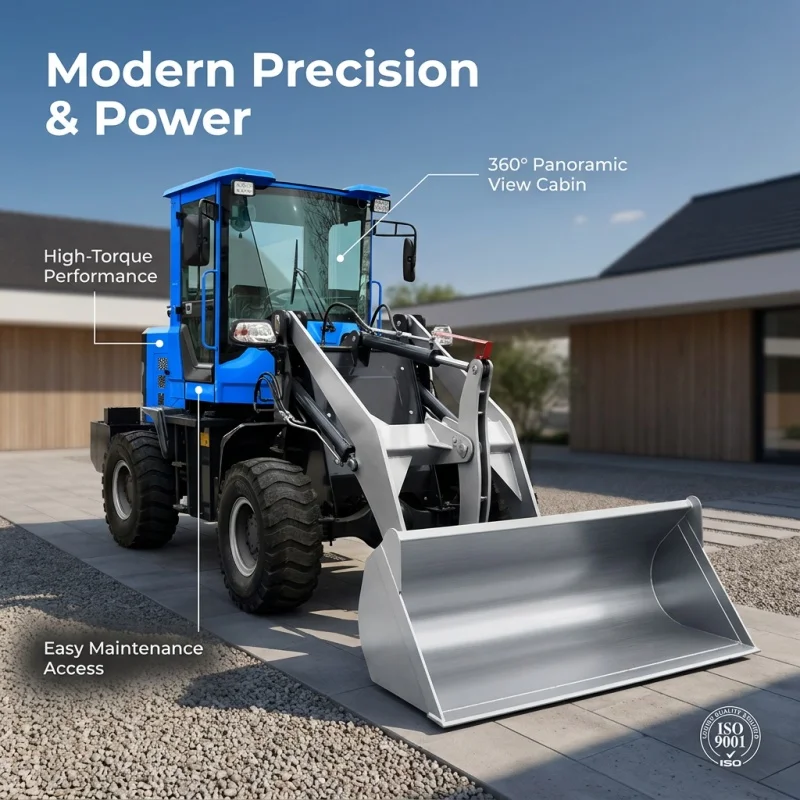 Euro 5 Multifunctional Small Wheel Loader 4WD All Terrain Transport Loader Heavy Construction Telescopic Mini Loader