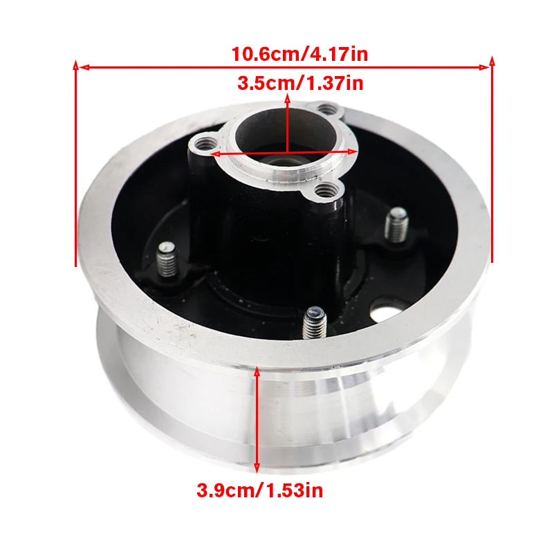 200x50 wheel hub aluminum alloy wheel hub for 8-inch tire electric scooter tire E100 E150 E-200