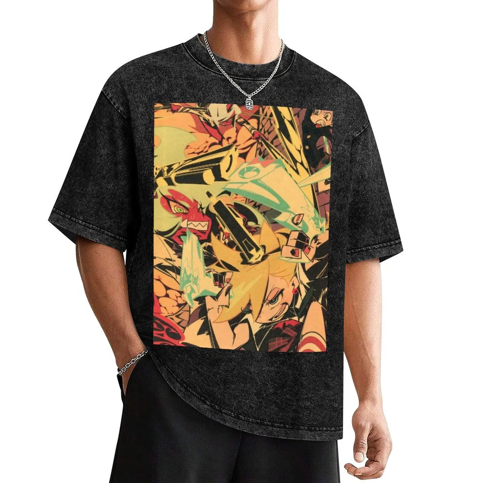 

Panty and Stocking with Garterbelt T-Shirt cotton man t-shirts blacks mens graphic t-shirts