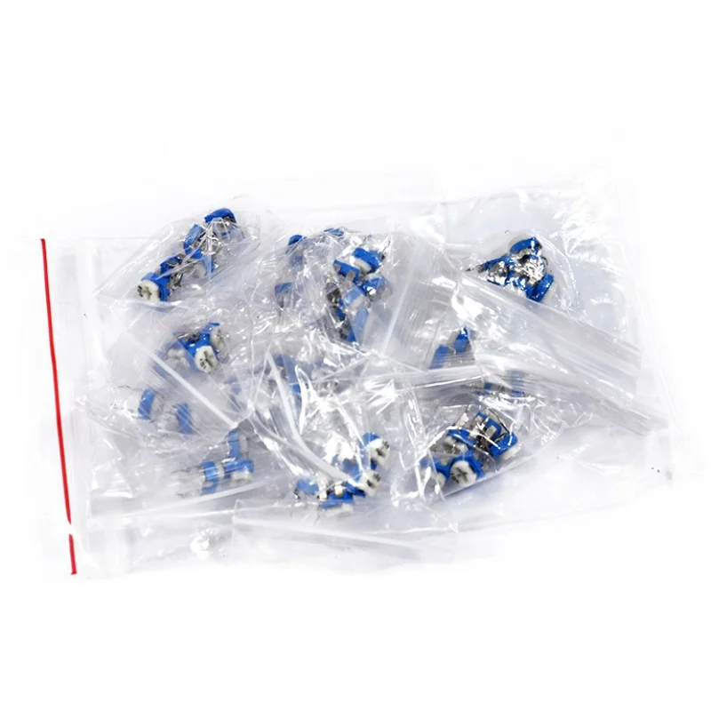 13values*5pcs=65pcs Trimming Potentiometer RM-065 top adjustment 100R-1M RM065 Variable Resistors Assorted Kit 100R 200R 1K 10K