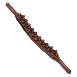 Body Massaging Stick Multi-Function Muscle Massage Stick for Body Massage Gua Sha Tool Back Massager Stick Wooden Therapy