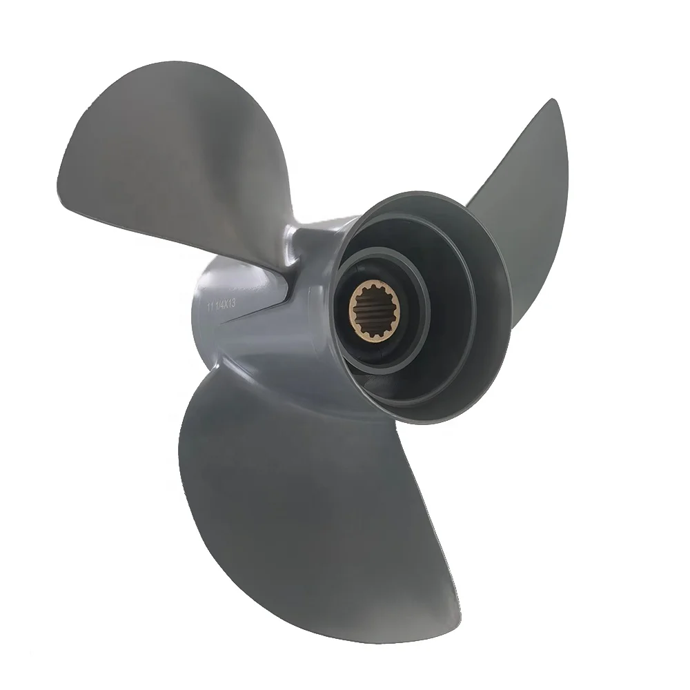 Fabriek Custom Meest Populaire Inboard Boot Motoren 12 1/4X9 Aluminium 35-60 Pk Marine Propeller Voor Hon