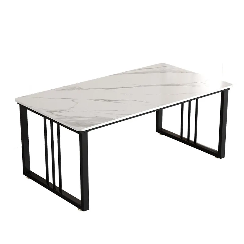 

Легкий роскошный стол из каменной плиты. Современный, простой дизайн для гостиной. Компьютерный стол для небольшой квартиры. Стол для письма и работы в спальне.