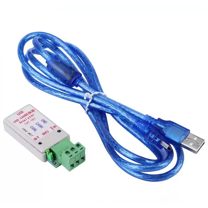 2025 جديد USB إلى CAN محول CAN حافلة المنفذ التسلسلي 232 إلى CAN يدعم XP/WIN7/WIN8 منفذ COM للكمبيوتر