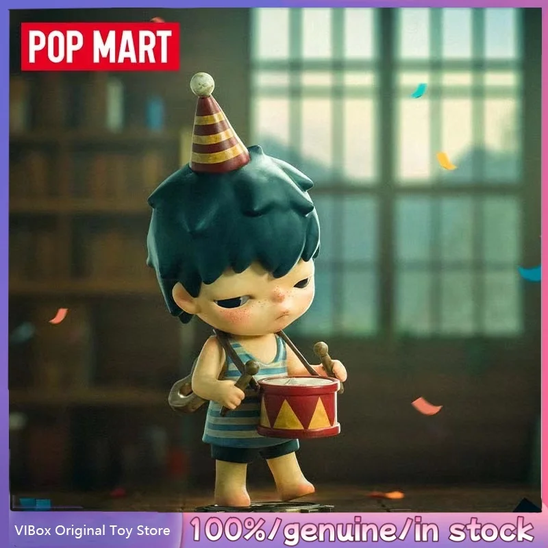 Genuine POPMART Hirono V4 The Mime Series Blind Box Trendy Paly
