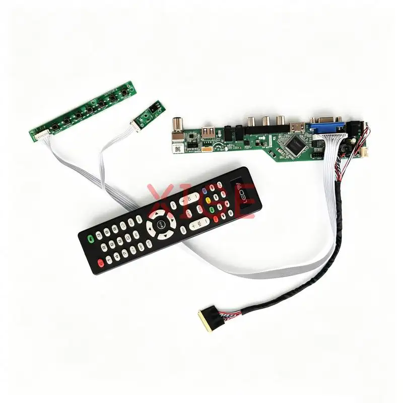 Controller Board Fit B156XTT01 B156XTN03 B156XTN04 B156XTN02 40Pin LVDS HDMI+VGA+AV+USB Laptop Monitor 1366*768 1366x768 DIY Kit