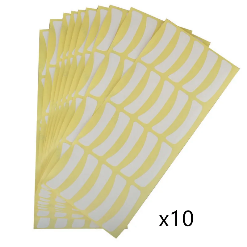 Estensione delle ciglia Toppe di carta Ciglia sotto i cuscinetti per gli occhi Consigli per gli occhi Adesivo Avvolge Pratica Strumento per il trucco delle ciglia finte innestate