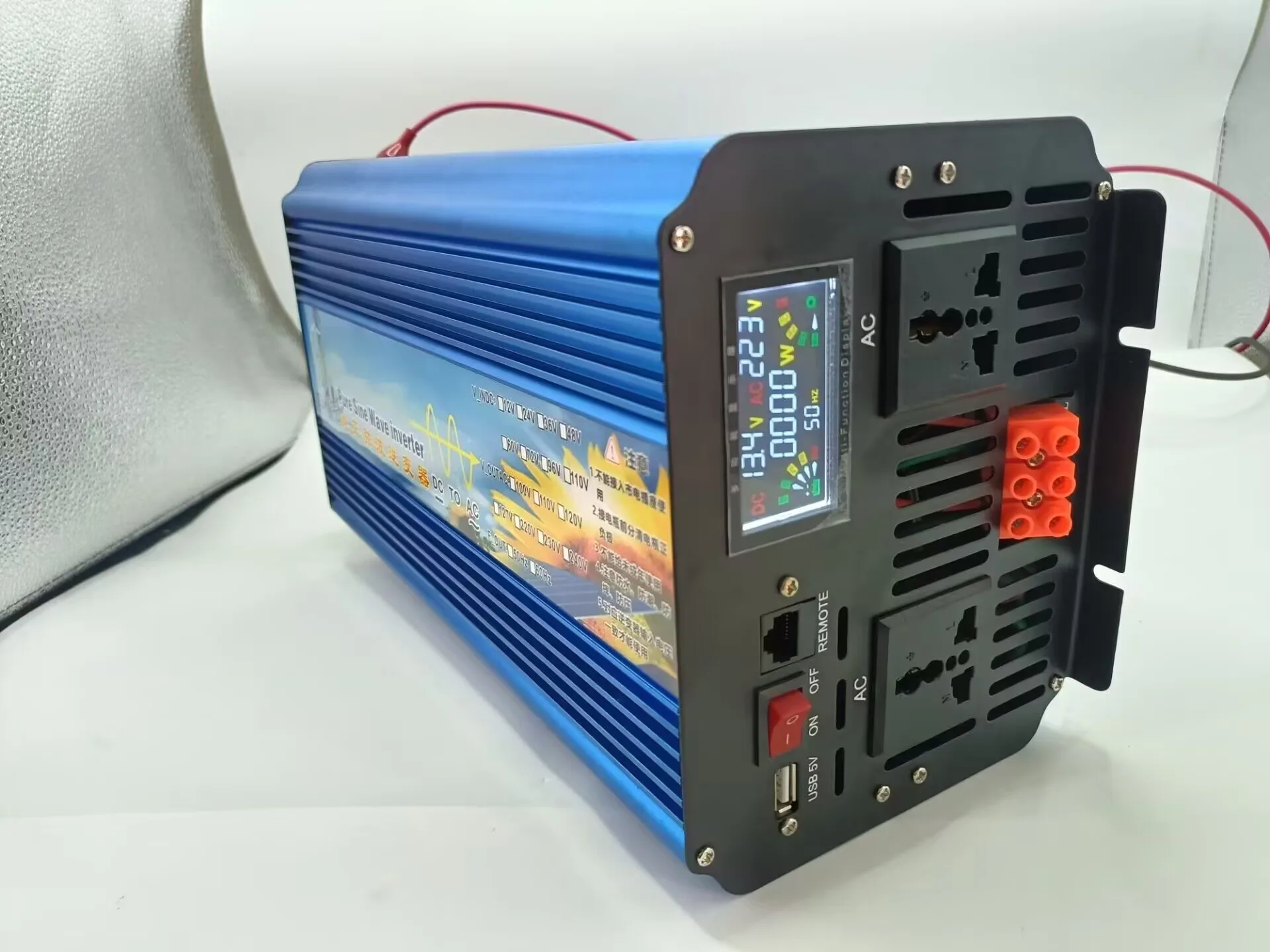 3000W DC 12V to AC 100V 60HZ Pure Sine Wave Inverter
