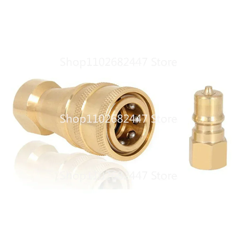 Efficient And Secure Hydraulic Quick Connectors Full Copper  Pipe Joint High Pressure Water Pipes