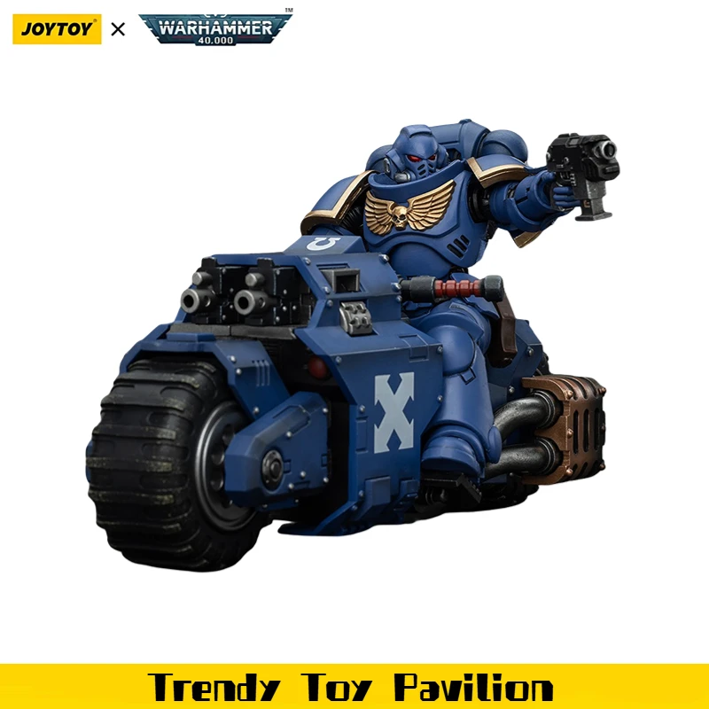 

【JOYTOY】Warhammer 40K Space Marines Ultramarines Outriders Brother Catonus 1/18 Фигурка Модель игрушки