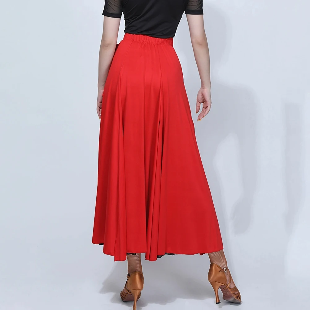 

New Latin Dance Competition Dress Practice Clothes Skirt Red Bullfighting Women Costume Mesh Costumes Irregular Split Samba Wear