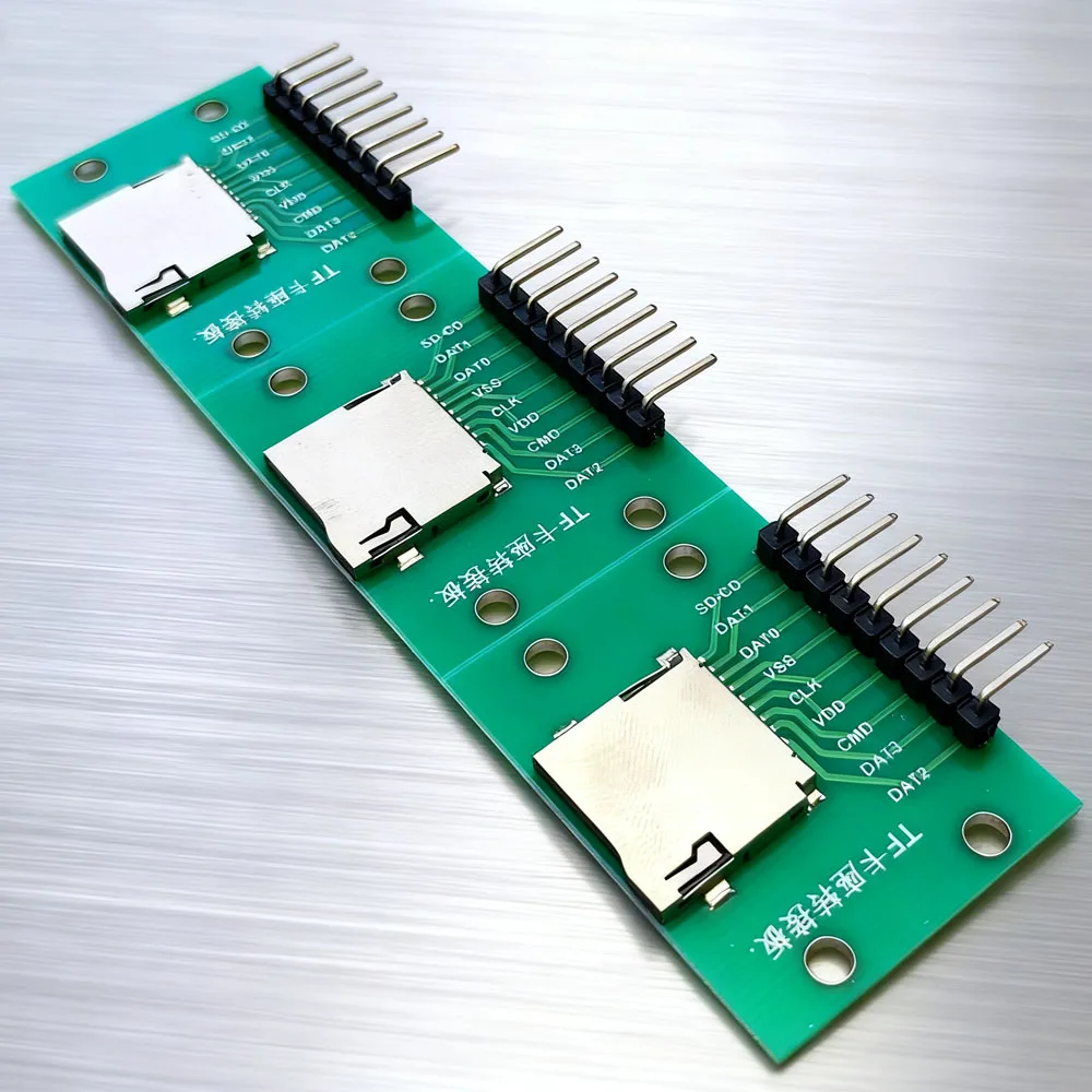 1-10 قطعة TF حامل البطاقة لوح مهايئ 9Pin حامل بطاقة مرنة الذاتي T-فلاش SD حامل بطاقة SD PCB نقل اختبار لوحة تركيبية #5