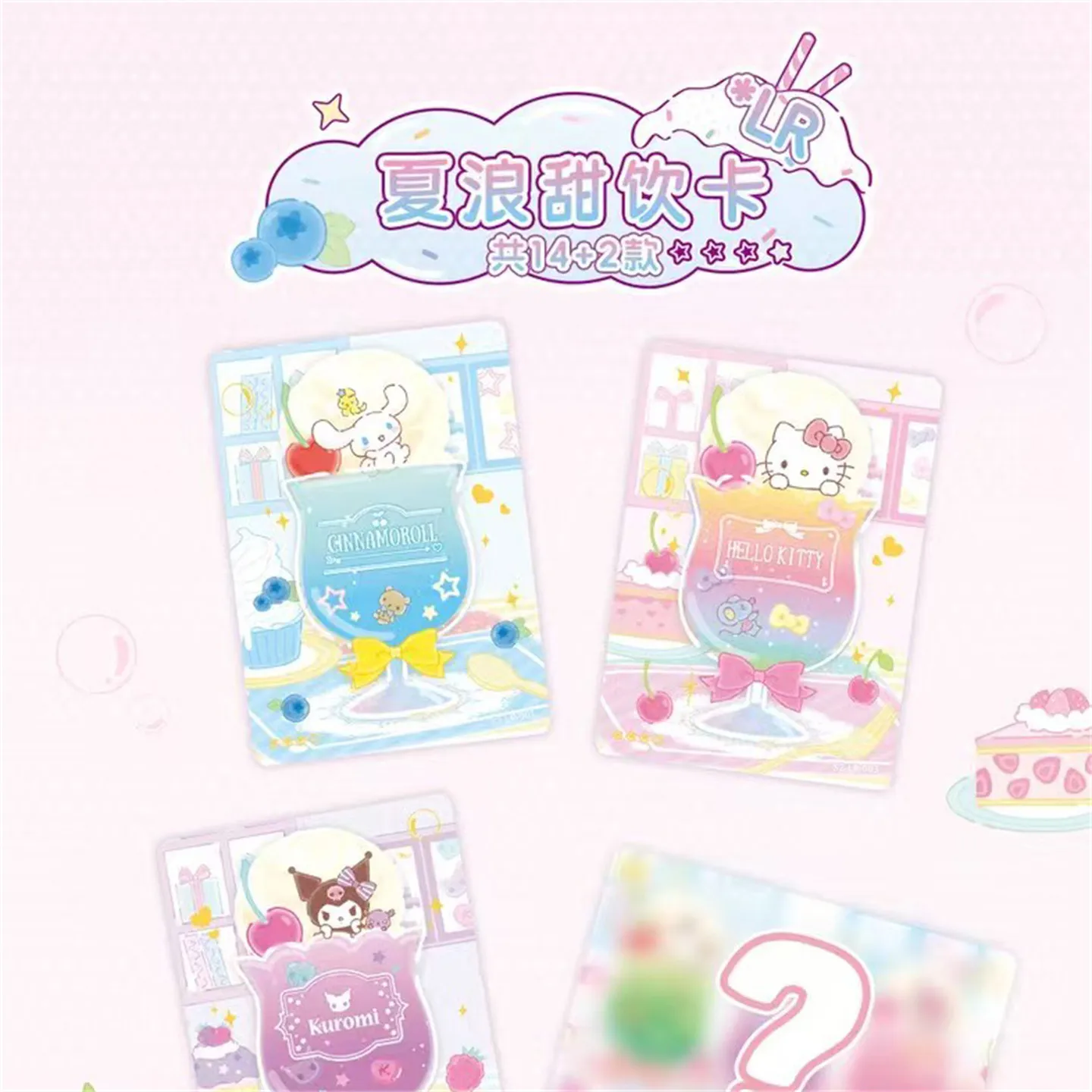KABAO Original Anime Sanrio Kuromi Hello Kitty Glitzerkarte Cartoon My Melody Sammelkartenspiel Spielzeug für Fans zum Sammeln von Geschenken – Detail 26