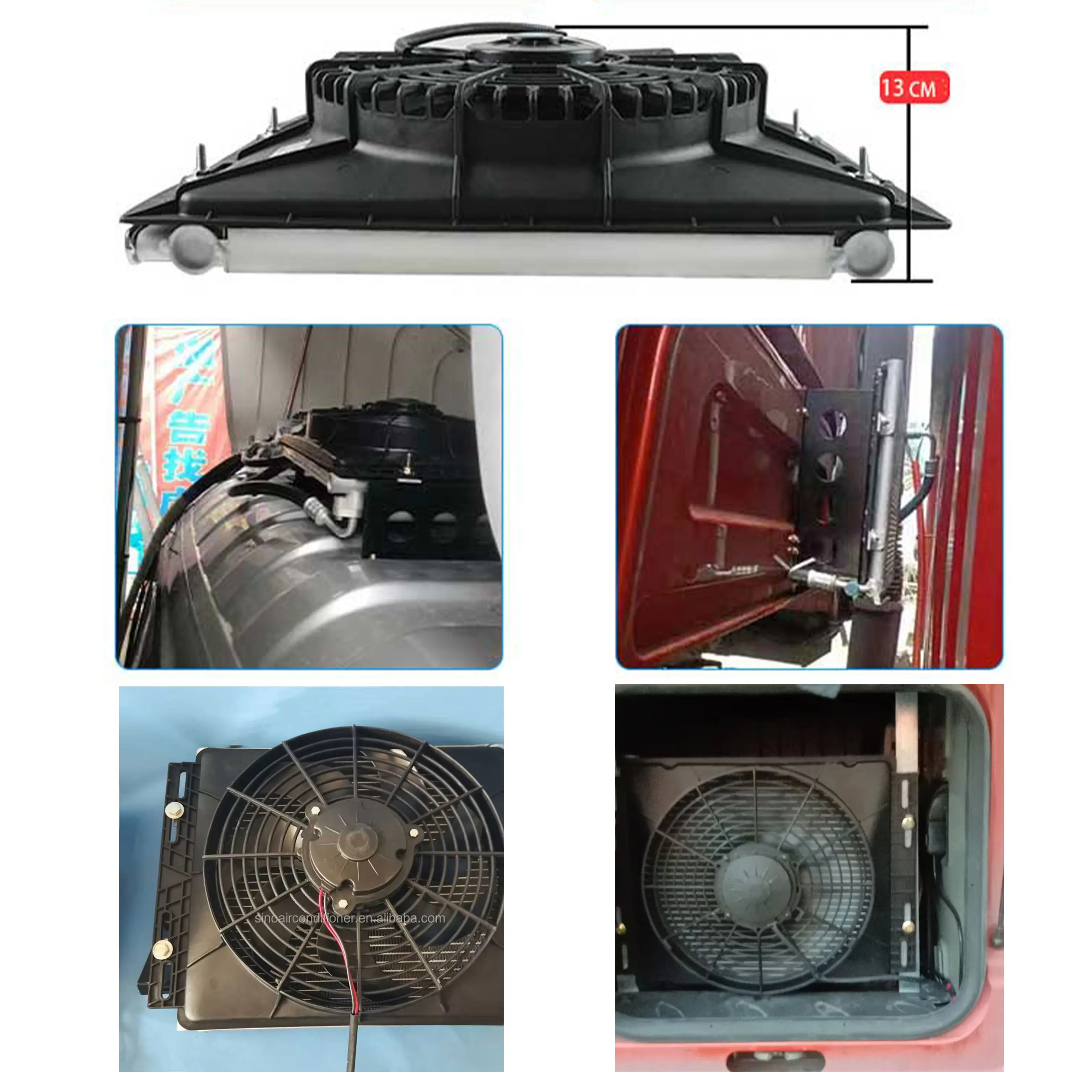 RVエアコンユニット トラクター キャンプトラック エアコンキット 12V エアコン キャンピングカー モーターホーム トレーラー用