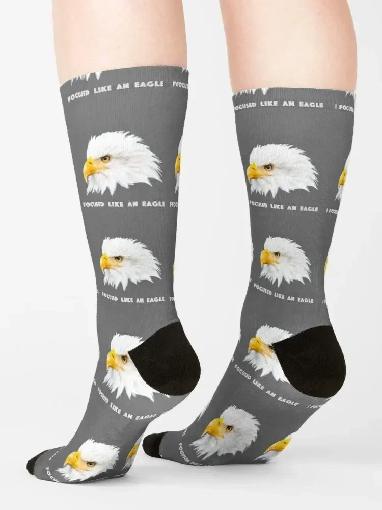 جوارب النسر الأصلع هدية عيد الميلاد اللطيفة جوارب رياضية للجري للرجال والنساء